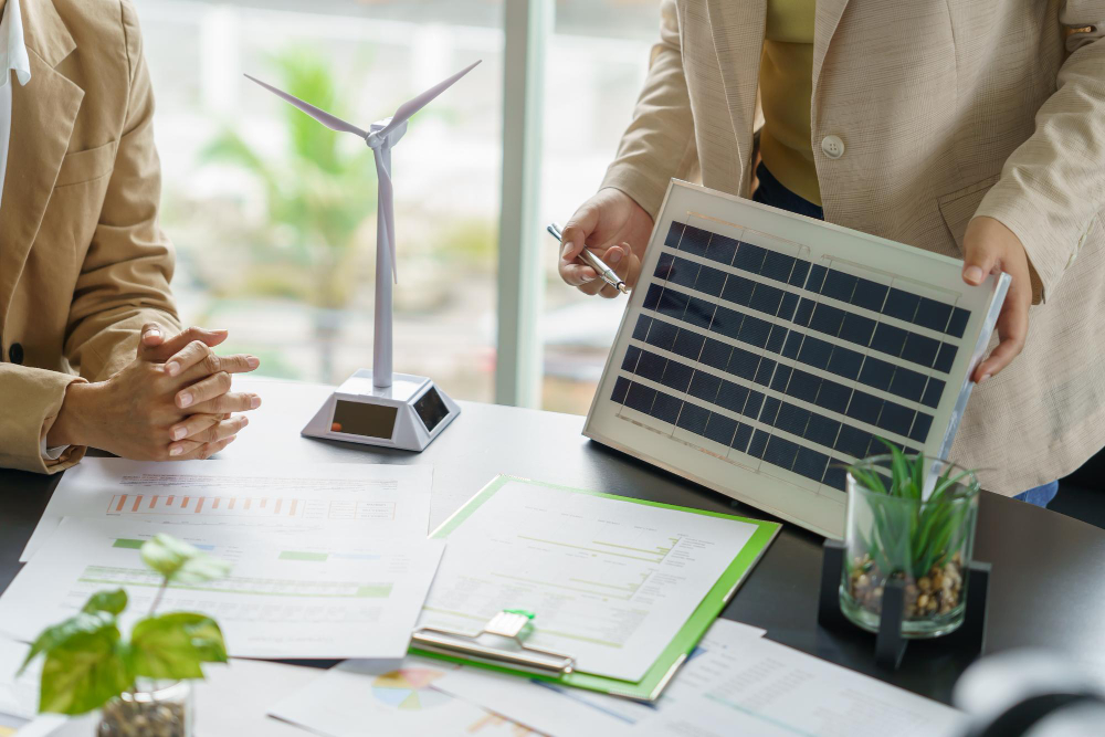 Anstieg der erneuerbaren Energien